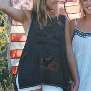 Free People graphic tank
